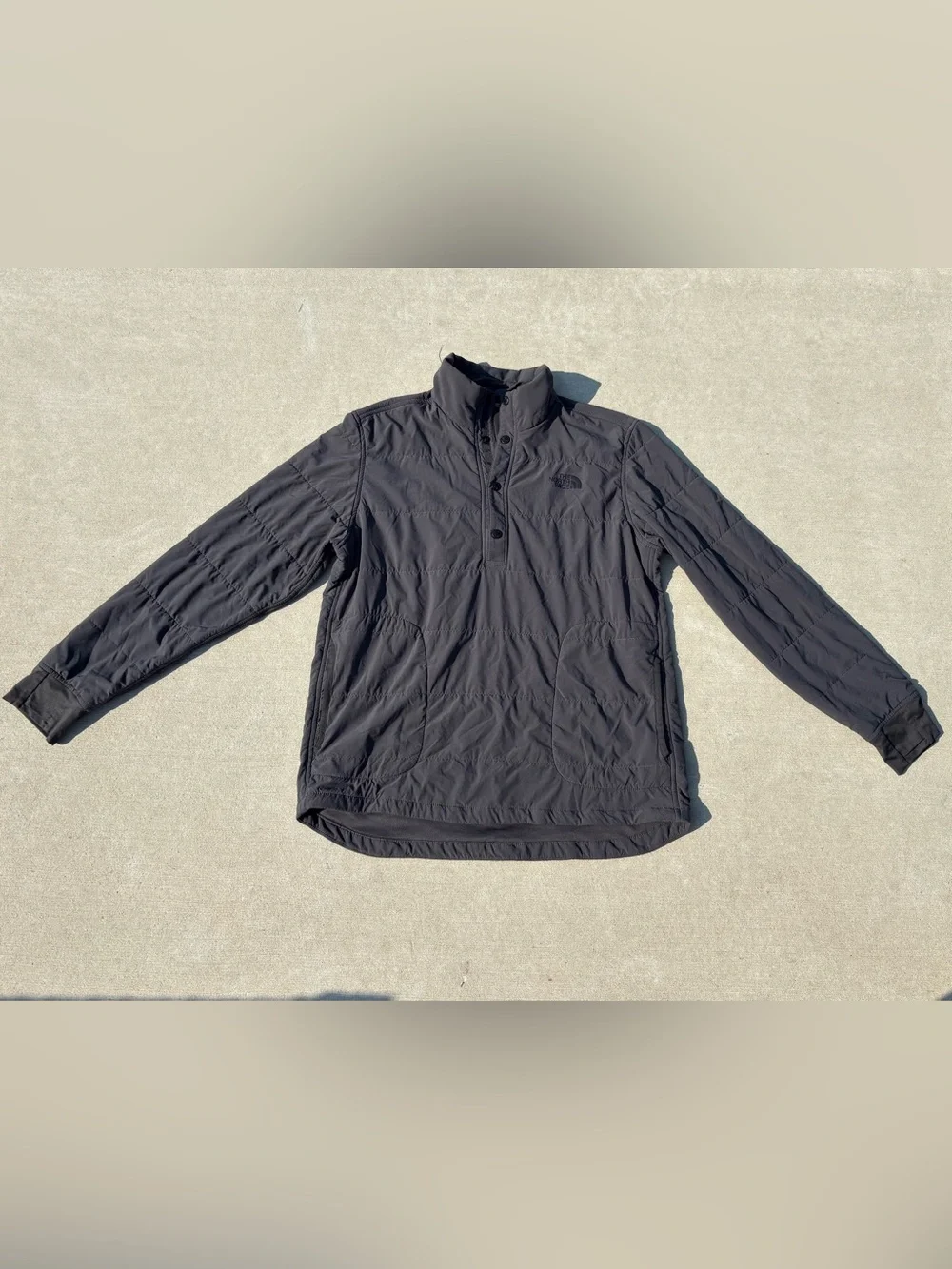 The North Face Charcoal Snap Pullover